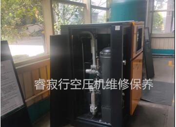 你見過這么干凈的空壓機房嗎？空壓機保養(yǎng)，睿寂行機械