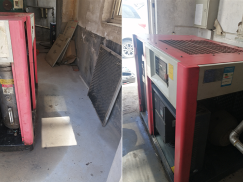 如此陋室，住在這里的螺桿空壓機(jī)都快哭了！